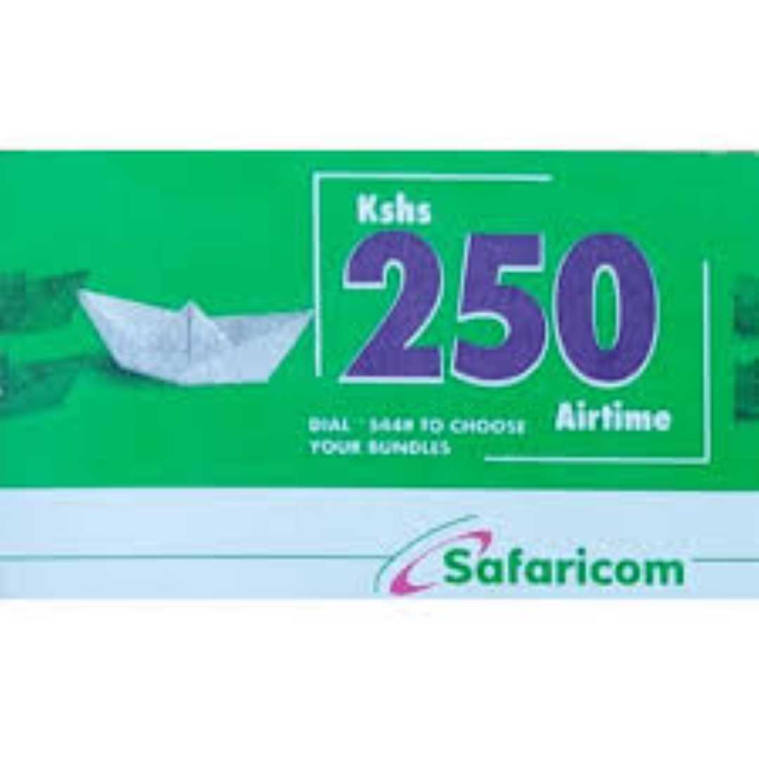 ZZZ-SAFARICOM 250 AIRTIME